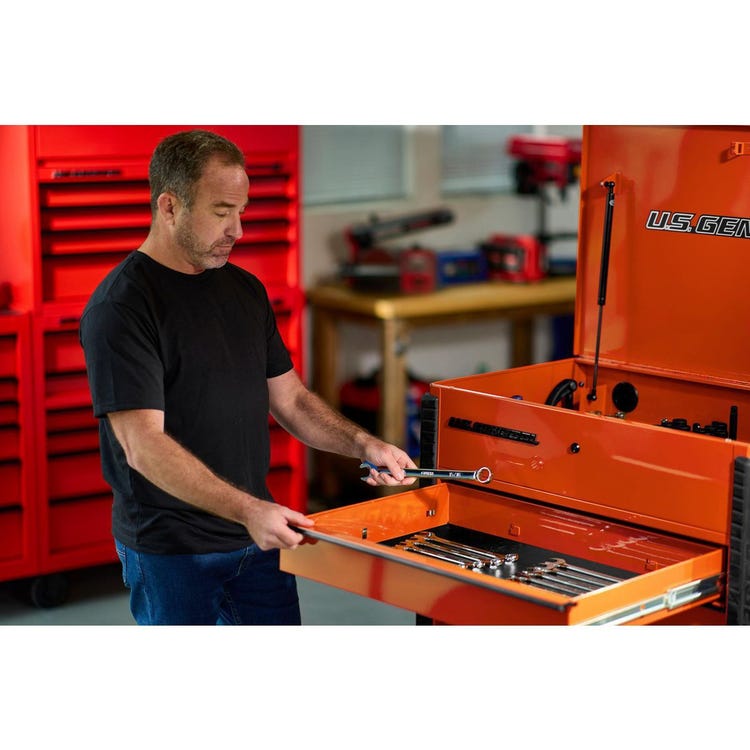 In-stock EDM - US General 6 Drawer Full Bank Mechanic/Service Cart
