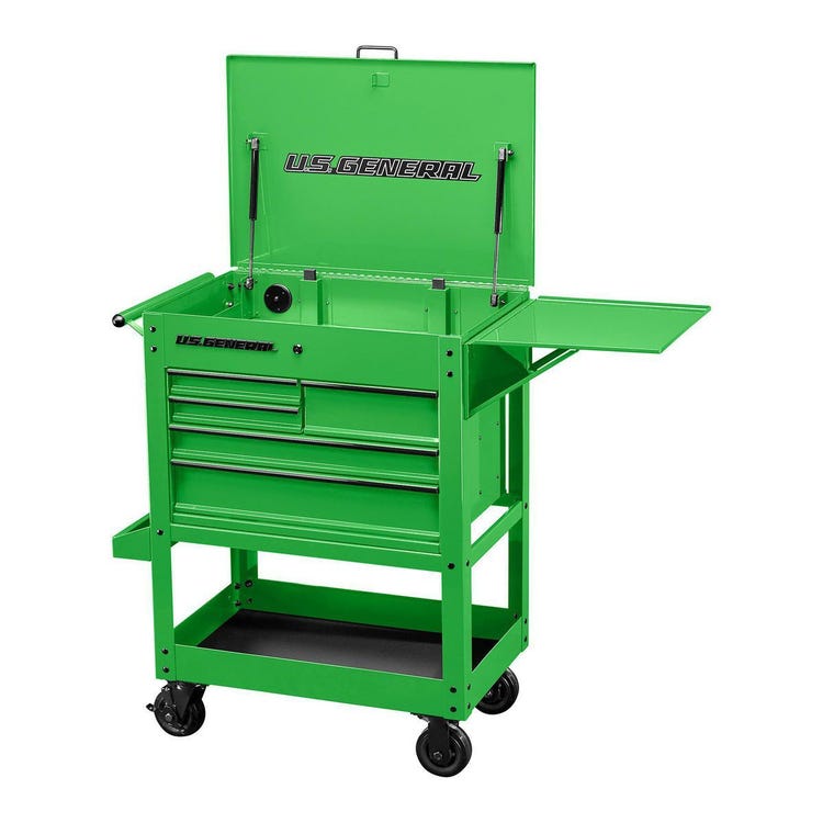 US General 30in 5 Drawer Mechanics Cart