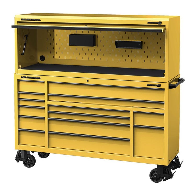 U.S. General 72in Combo #1 Roll Cab & Hutch