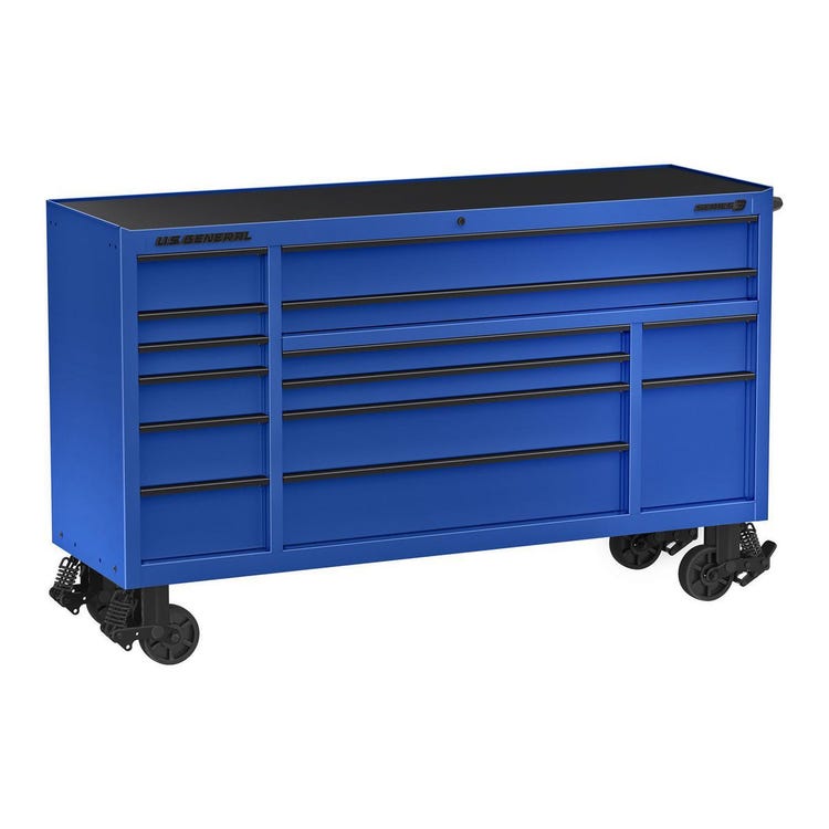 U.S. GENERAL 72 in. x 22 in. Triple-Bank Roll Cab Series 3