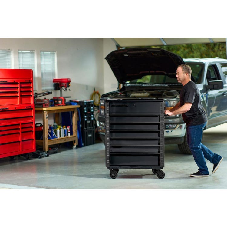 US General 6 Drawer Full Bank Mechanic/Service Cart