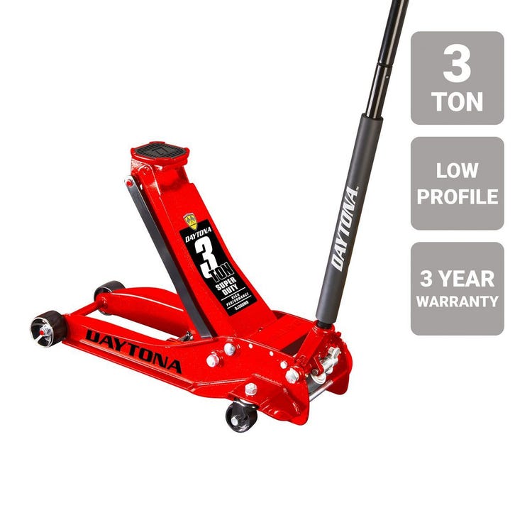 Daytona 3 Ton Low-Profile Superduty Floor Jack