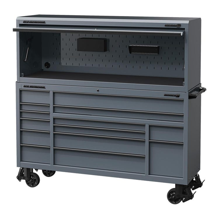 U.S. GENERAL 72 in. x 22 in. Work Center Hutch Series 3