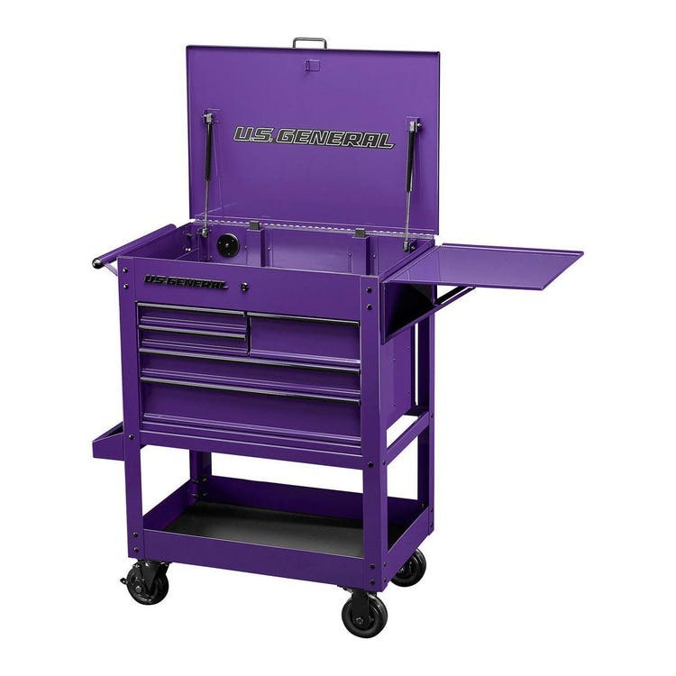 US General 30in 5 Drawer Mechanics Cart