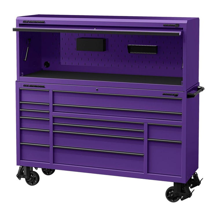 U.S. GENERAL 72 in. x 22 in. Triple-Bank Roll Cab Series 3