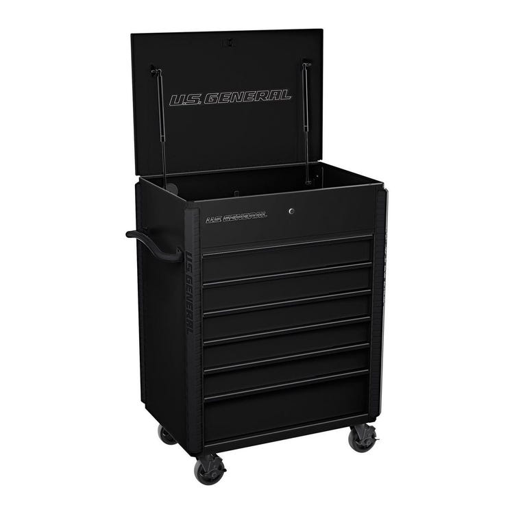 US General 6 Drawer Full Bank Mechanic/Service Cart