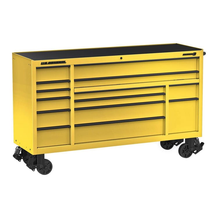 U.S. GENERAL 72 in. x 22 in. Triple-Bank Roll Cab Series 3