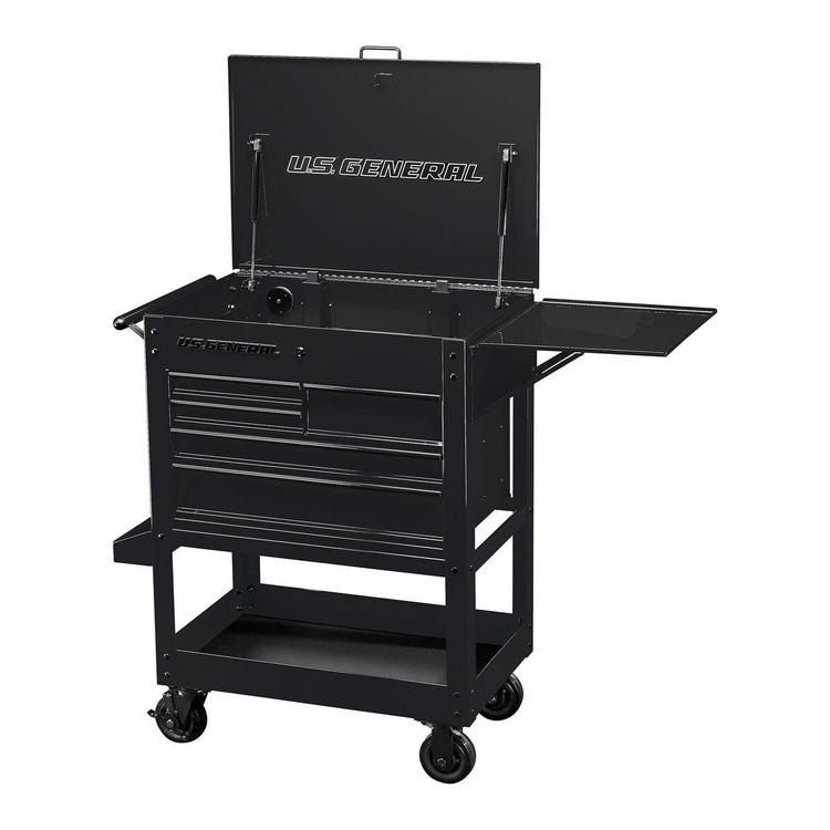 US General 30in 5 Drawer Mechanics Cart